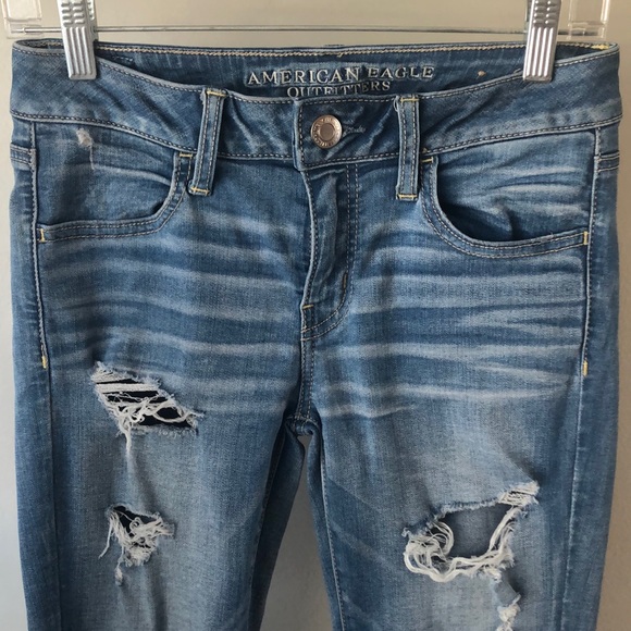 American Eagle Outfitters Denim - American Eagle Outfitters Ankle Raw Hem Jeans